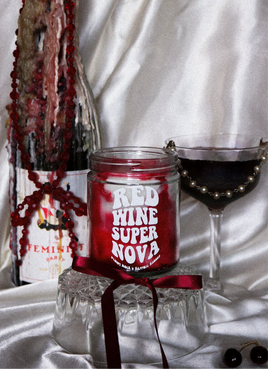 Red Wine Super Nova Candle